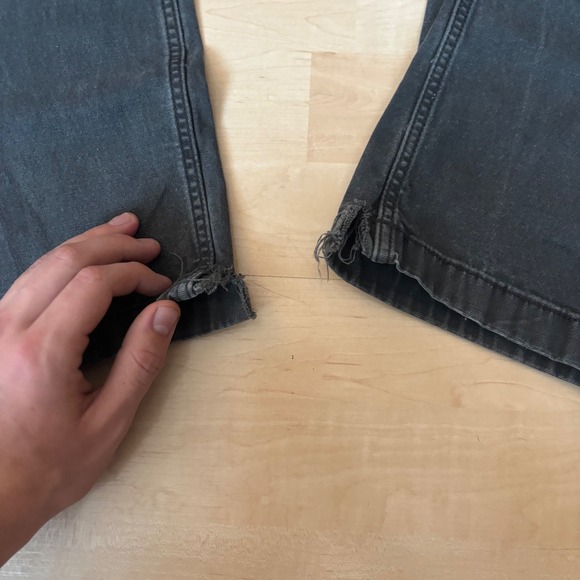 Carhartt Relaxed Fit Carpenter Pants Mens 32x36 Gray Canvas Utility 102291 306 - Picture 2 of 8